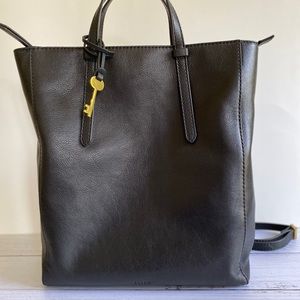 Fossil Camilla Convertible Leather Backpack